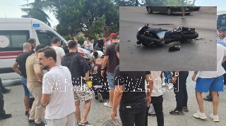 MOTOSİKLET İLE OTOMOBİL ÇARPIŞTI: 1 YARALI MOTOSİKLET İLE OTOMOBİL ÇARPIŞTI: 1 YARALI