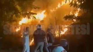 SAPANCA'DA GENÇLERİN EĞLENCESİ YANGIN ÇIKARDI SAPANCA'DA GENÇLERİN EĞLENCESİ YANGIN ÇIKARDI